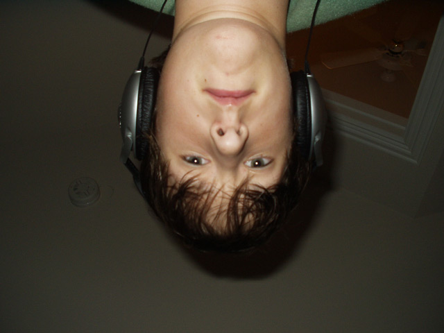 Yes, I am upside down.